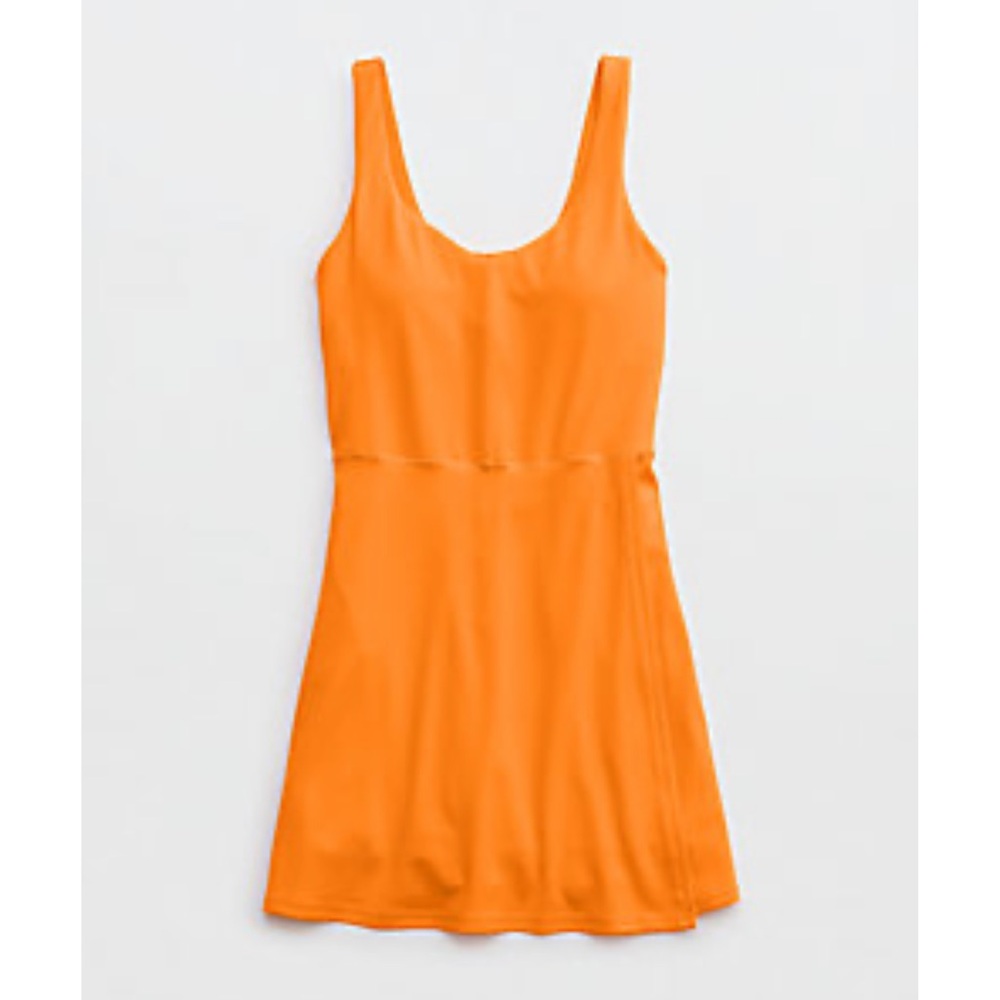 Offline by Aerie Real Me Low Key Orange Dress Size Small